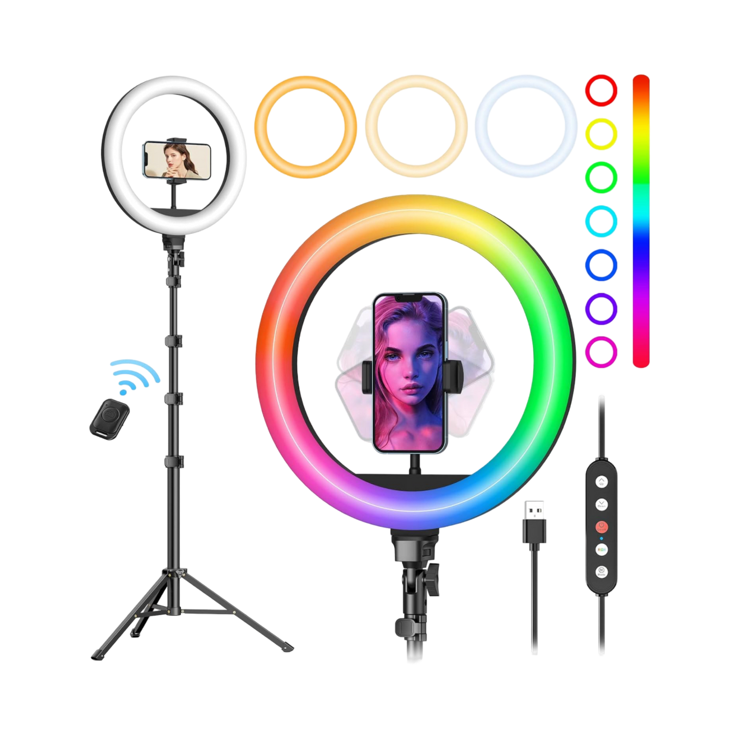 TikTok Tripod LED Ring