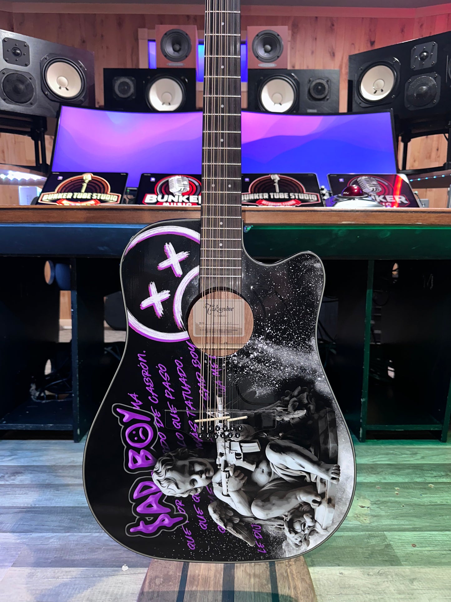 Takamine GD30CE-12 Custom Sad Boys Wrap