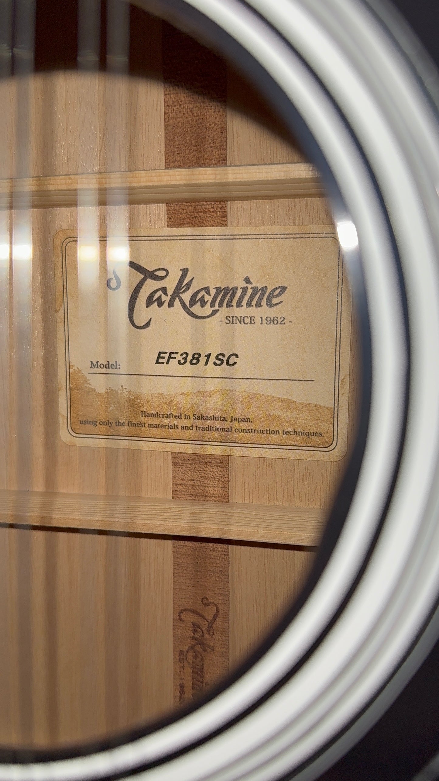Takamine EF381SC CUSTOM
