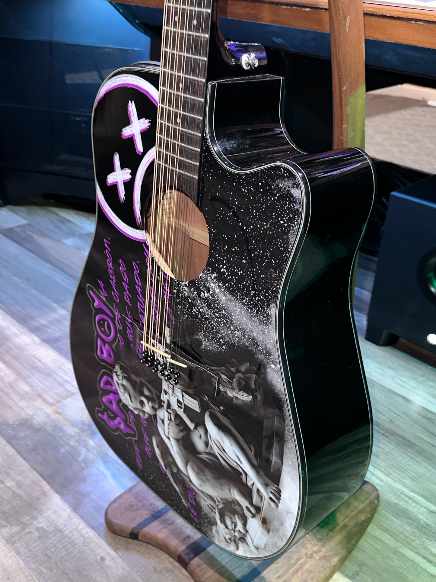 Takamine GD30CE-12 Custom Sad Boys Wrap