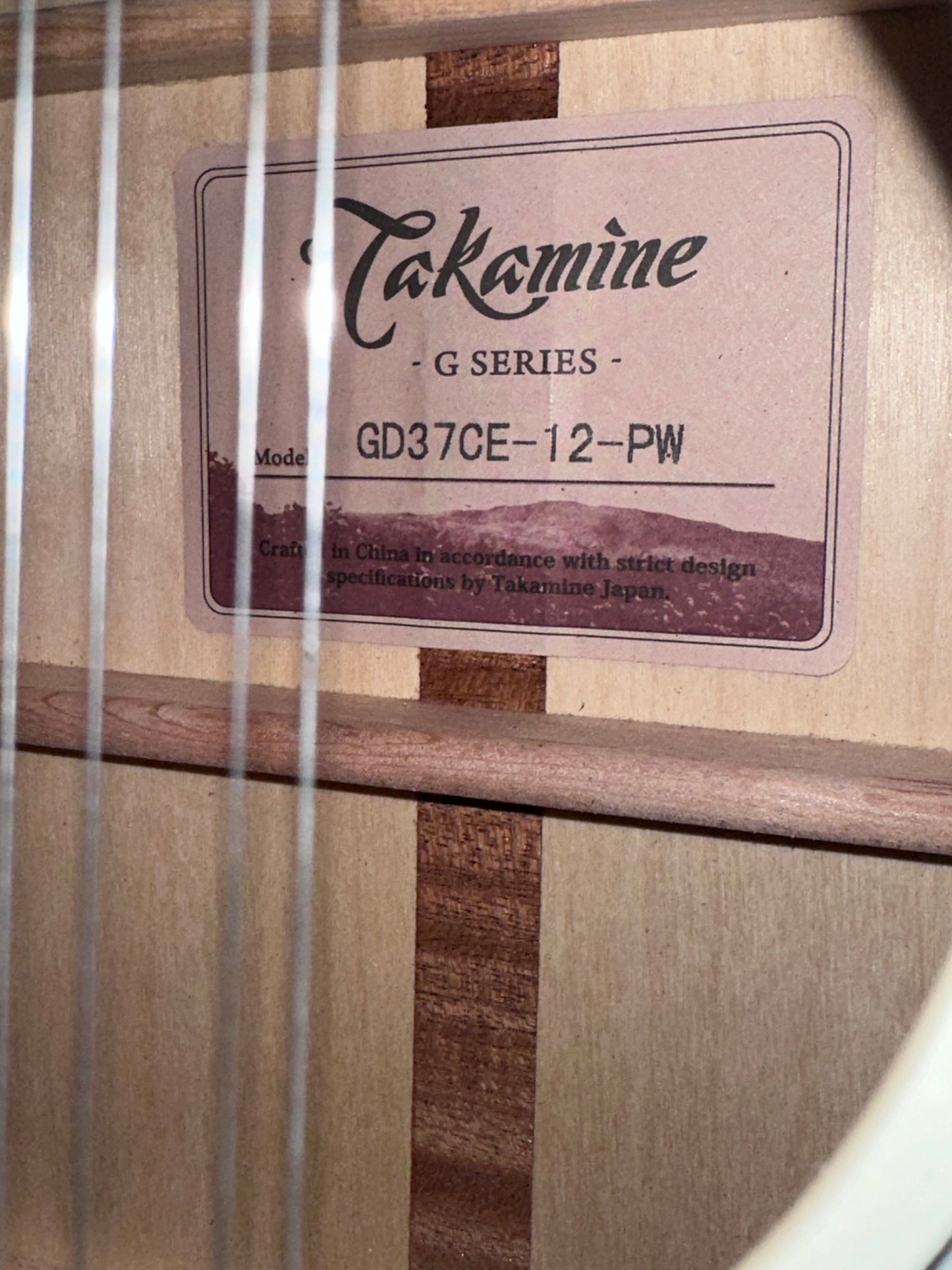 Takamine GD37CE-12 PW v2
