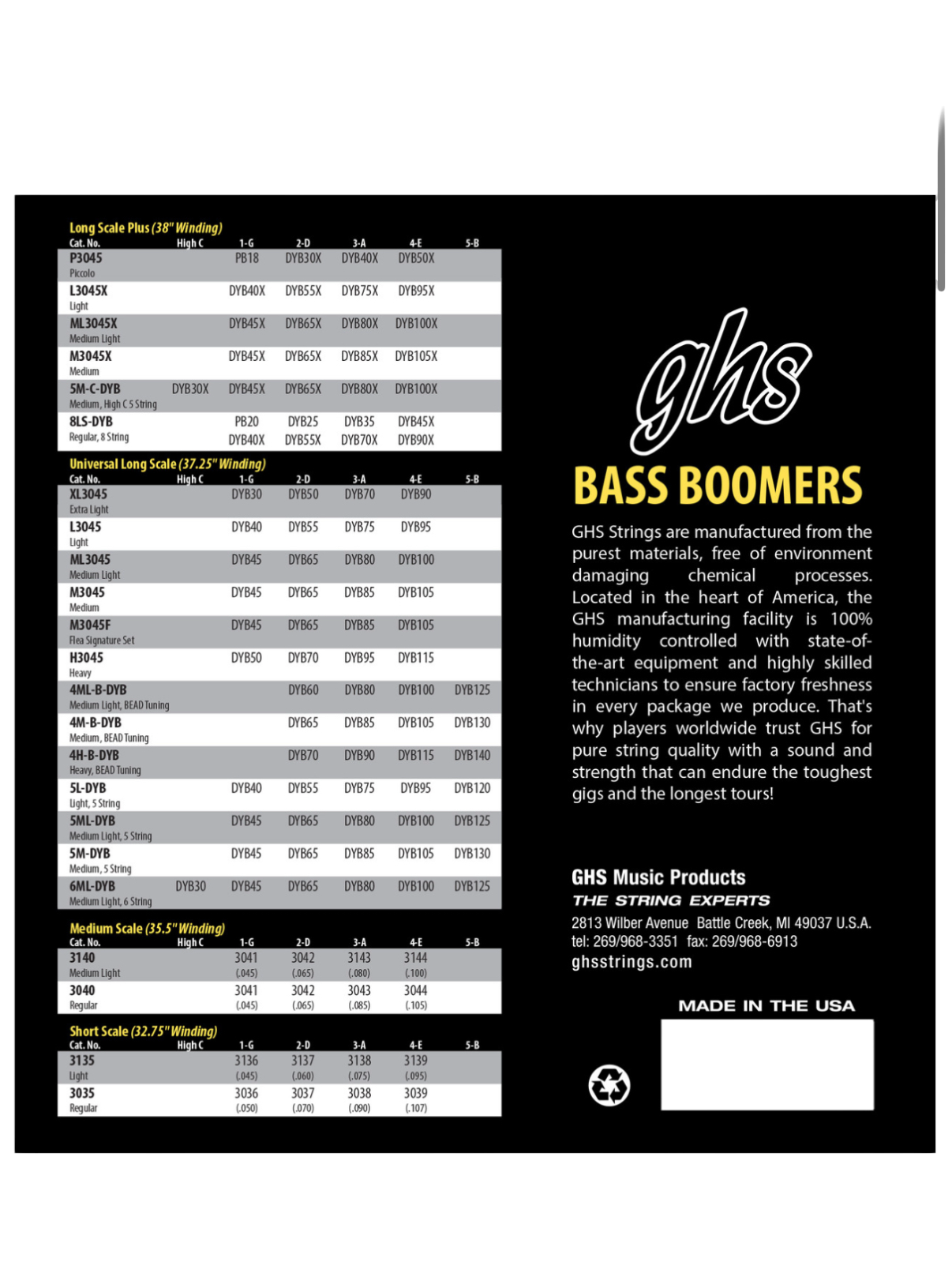 Bass Boomer Strings