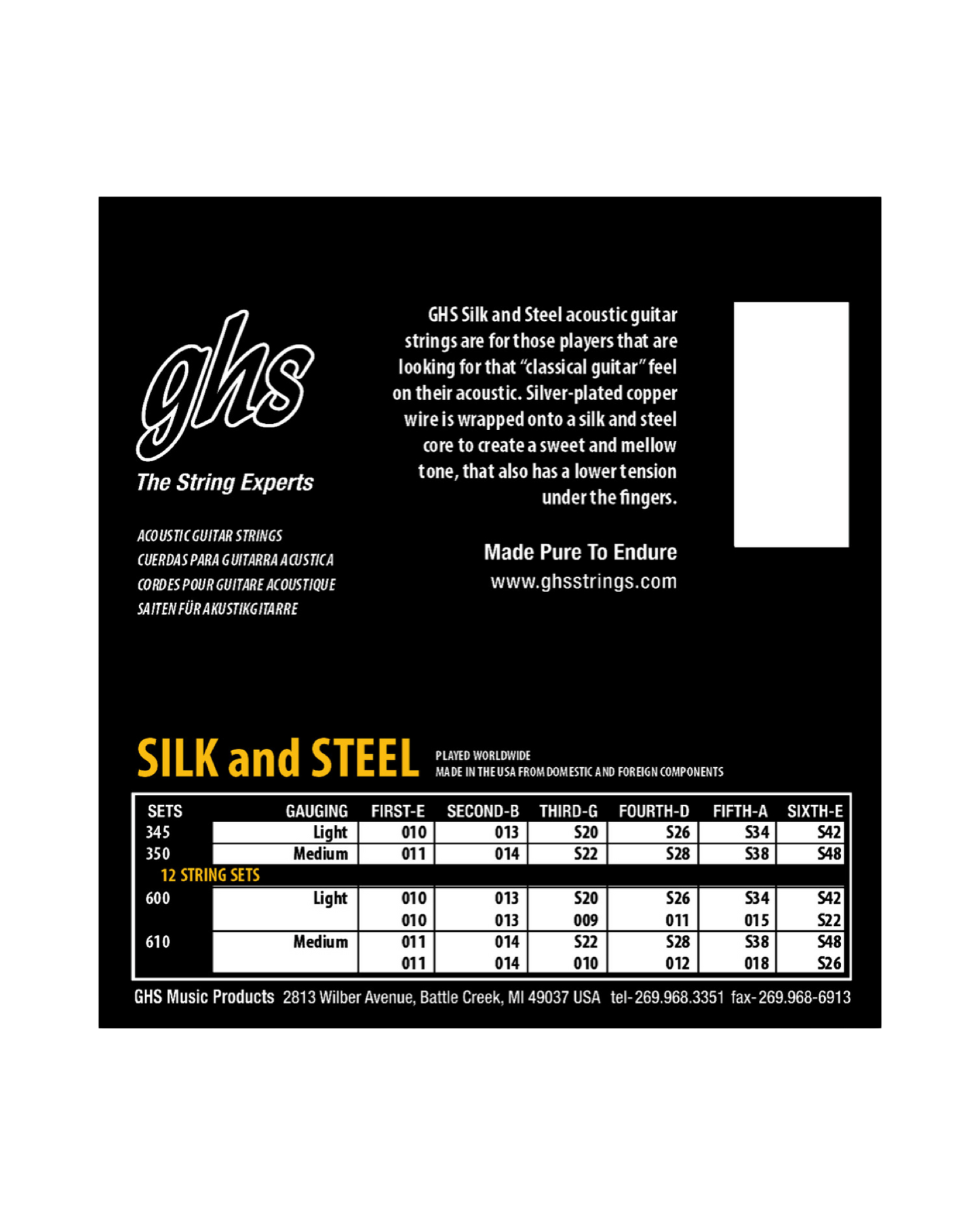 GHS Silk and Steel