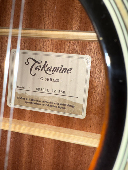 Takamine GD30ce-12 BSB CUSTOM