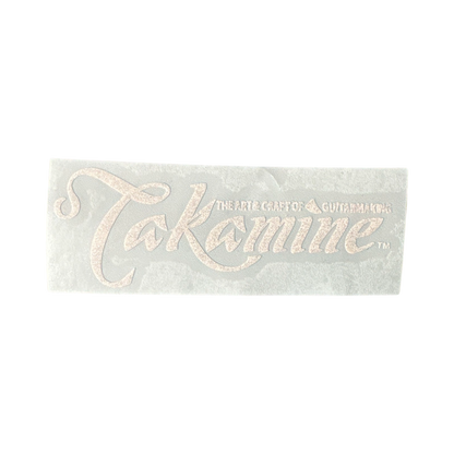 Takamine Art Of Making Guitar Sticker