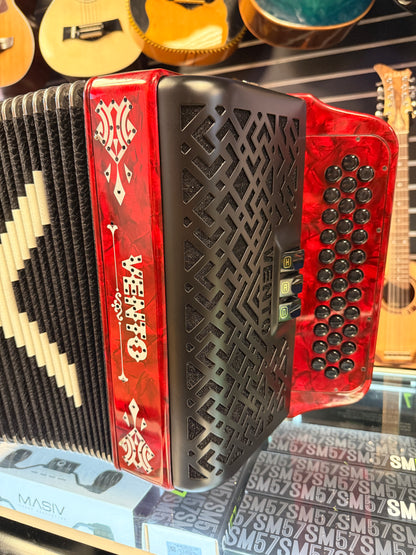 Vento Accordion Rojo FA