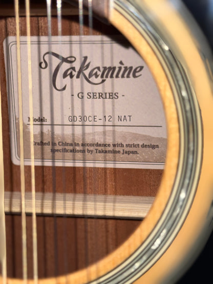 Takamine GD30ce-12 NAT