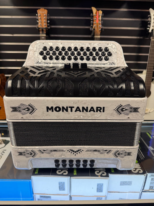Montanari Accordion Fa White