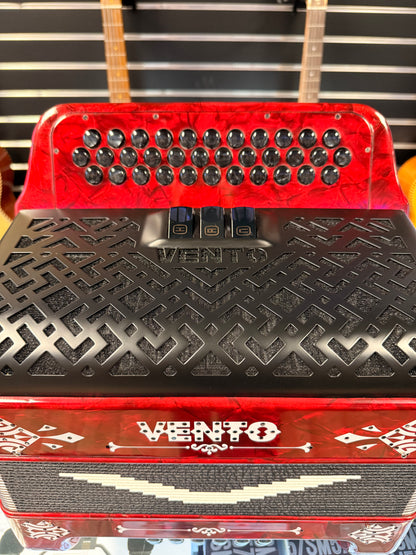 Vento Accordion Rojo FA