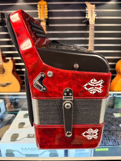 Vento Accordion Rojo FA