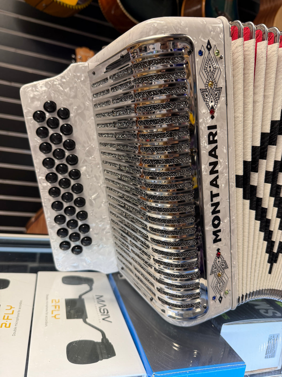 Montanari Accordion 3112 White