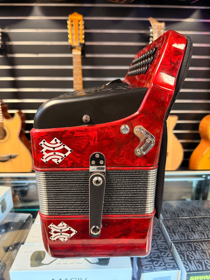 Vento Accordion Rojo FA