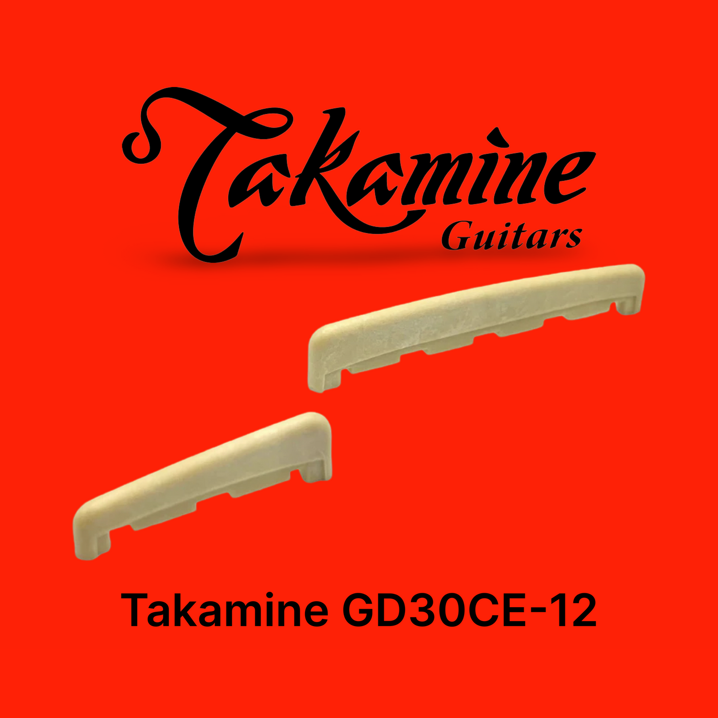 Takamine GD30CE-12 Saddles