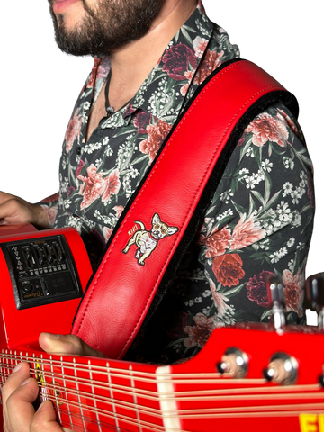 Riki Leather Guitar/Bass Strap