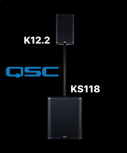QSC k12.2 + QSC KS118